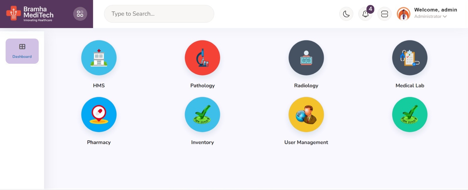 CoreVibe HMS Dashboard